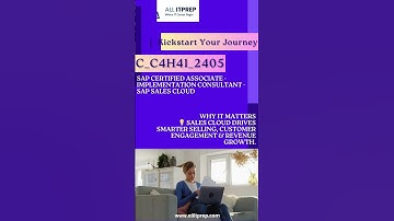 "C_C4H41_2405 Explained: Master SAP Sales Cloud"