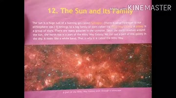 Class -4 ch-12 The Sun and Its Family ( part -4)