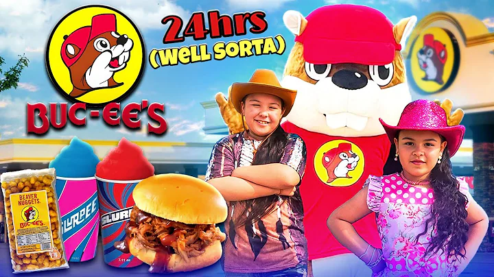 Eating only gas station food for 24 hours!  At the worlds largest gas station (Buc-ees)