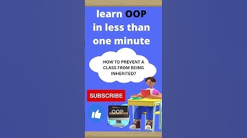 HOW TO PREVENT A CLASS FROM BEING INHERITED?