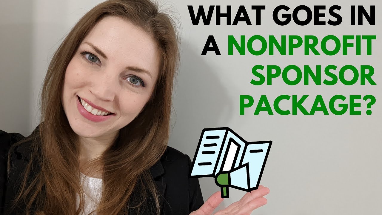 Nonprofit Fundraising: What goes in a Sponsorship package? - YouTube