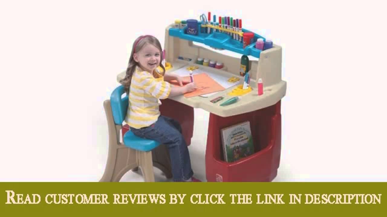 Step2 Deluxe Art Master Desk Youtube
