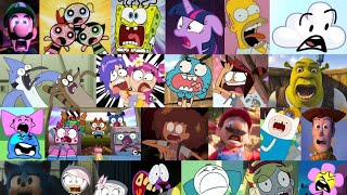 All Cartoon Screaming Episodes At The Same Time (HD)