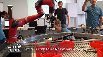 Sawyer Cobots at Kempten University of Applied Sciences Makeathon