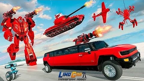 LIMO ROBOT CAR GAMES : ROBOT FIREFIGHTERS RESCUE MODE ANDROID/IOS - GAMEPLAY