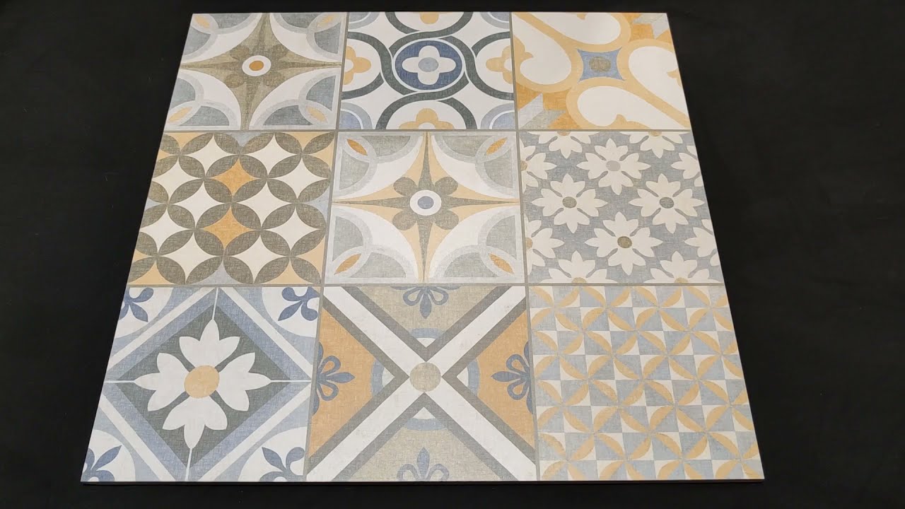 Gres szkliwiony hiszpański Tau HERITAGE PATCHWORK MULTICOLOUR mat