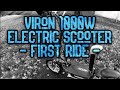 VIRON 1000w Electric Scooter - First Ride #groupON #electricscooter #escooter