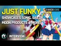 Just Funky apresenta produtos Sonic e Sailor Moon