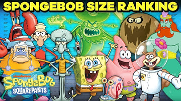 SpongeBob Characters Ranked by Size! | SpongeBob