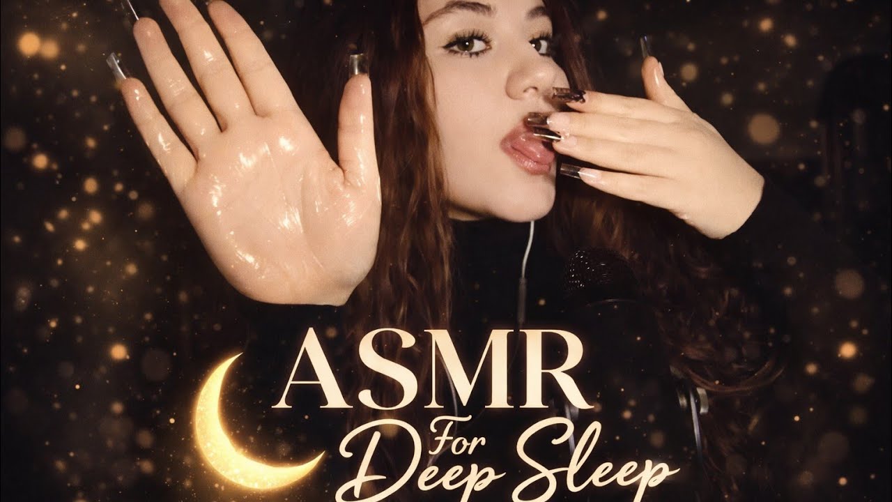 ASMR for Sleep: Face Massage & Spit Painting