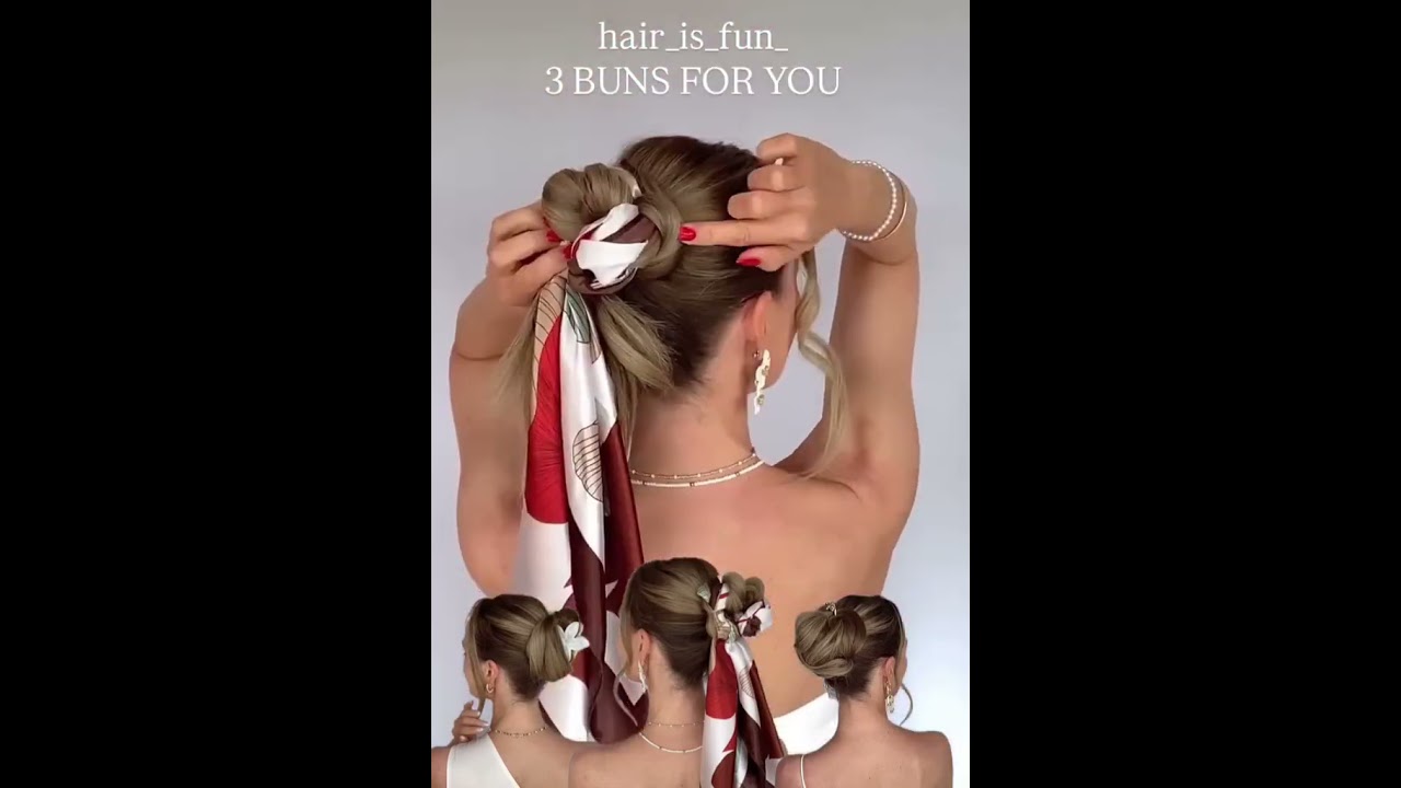 3 ОСЕННИХ ВЫСОКИХ ПУЧКА 🍁 ЛЕГКО СДЕЛАТЬ ПРИЧЕСКУ 