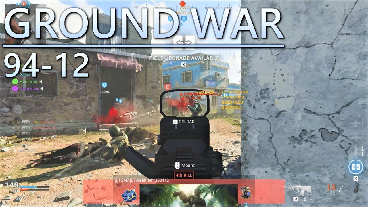 Gunship in 32 seconds. CoD: MW Ground War (94-12) PC HD Gameplay - YouTube