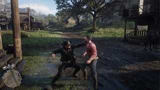 No Love Lost In Valentine, Arthur Morgan Walks Down The Town!