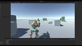 Titan mech controller in Unity