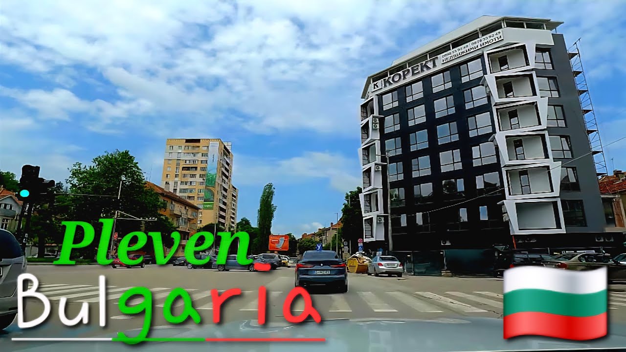 Driving in Pleven Bulgaria