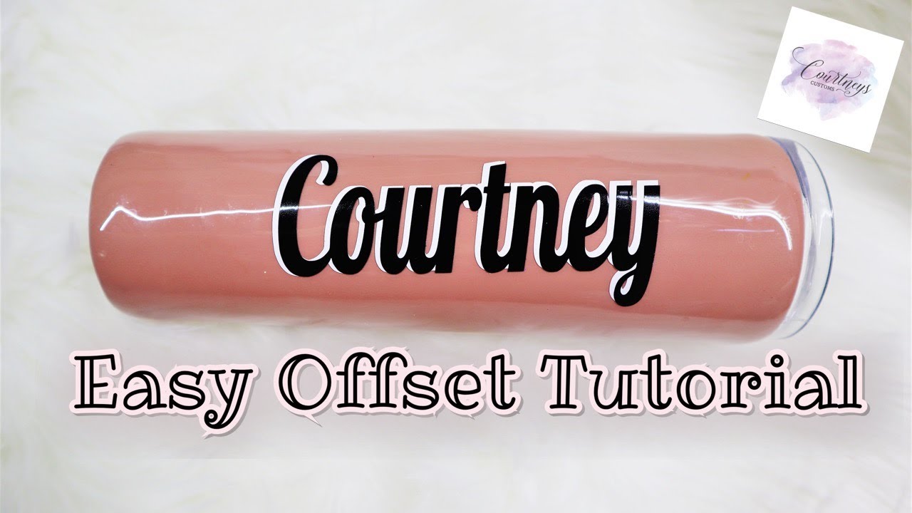 Offset with Cricut Design Space | SUPER EASY | For Beginners!