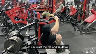 V Squat Execution