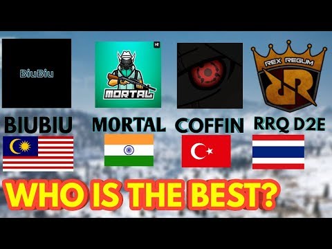 MORTAL VS COFFIN VS BIUBIU VS RRQ D2E • PUBG MOBILE BEST PRO PLAYERS @BRIGADIERJ9