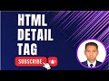 Html detail tag HTML5 Tutorial For Beginners part 16