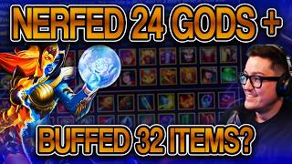 MASSIVE SMITE 2 BALANCE PATCH COMING. 24 GOD CHANGES AND 32 ITEMS CHANGES!