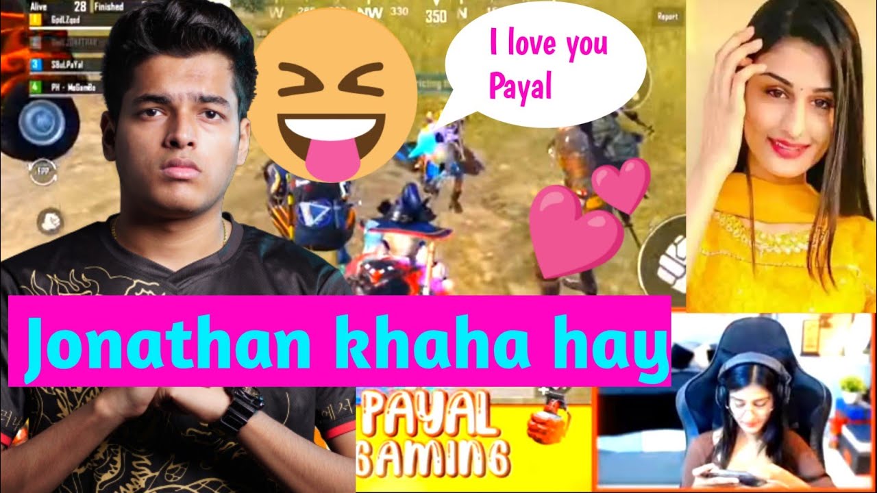 🤪Payal Team up with Enemy || Payal gaming@Jonathan love Payal 💕