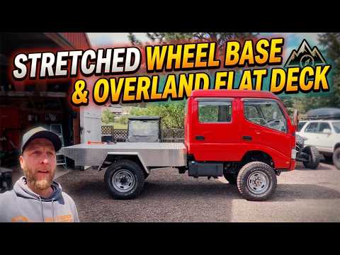 Building a Custom Overland Flatbed Truck Bed and Stretching Wheel Base - EP 4