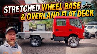 Building a Custom Overland Flatbed Truck Bed and Stretching Wheel Base - EP 4