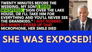 My Son's Bride Demanded I Sign Over The Family Lake House, So I Exposed Her Whole Past At The Rec...