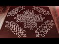 11-5-5 dots sikku kolam with border designs || Big Chikku muggulu || melikala muggulu || teluginti