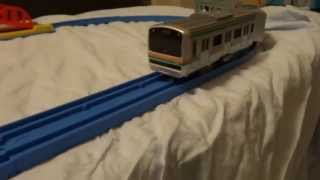 【走行】 プラレール サウンドE231系近郊電車 TOMY Plarail 【手持ち撮影】