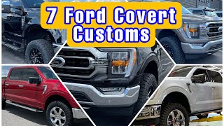 7 Covert Edition Trucks and an Everest Edition SURPRISE! 2021 Ford F150 F350 Leveled & Lifted Review