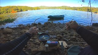 釣りをしながら洞窟でご飯を食べたよ! 釣りをしながら洞窟でご飯を食べたよ!