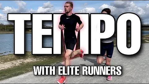 Elite Runners Tempo Workout!