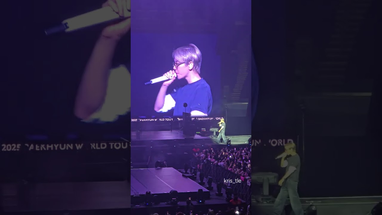 [FANCAM] 2025 Baekhyun World Tour 2025 Reverie Manila Sound check No Problem