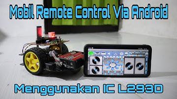 RC Car Via Android Menggunakan Arduino, Bluetooth HC-05 dan IC L293D