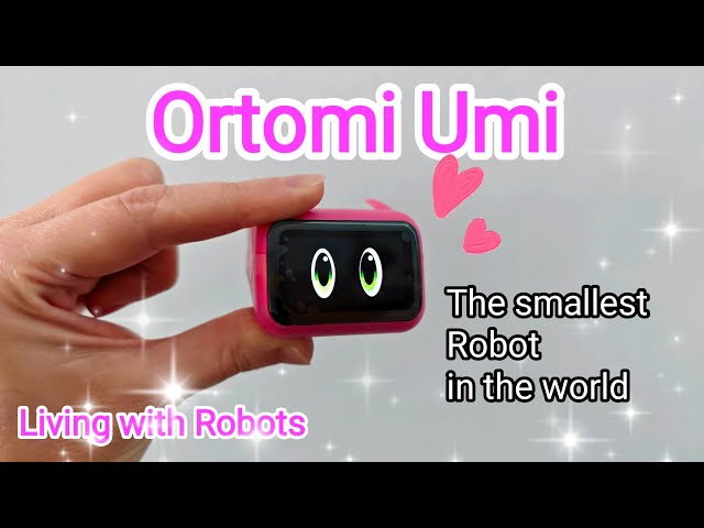 Unboxing NEW Ortomi UMI the cutest and smallest robot in the