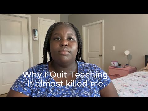 Why I Quit