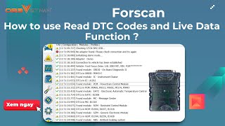 How to use Read DTC Codes and Live Data Function ? | Forscan, Scanmatik 2 Pro