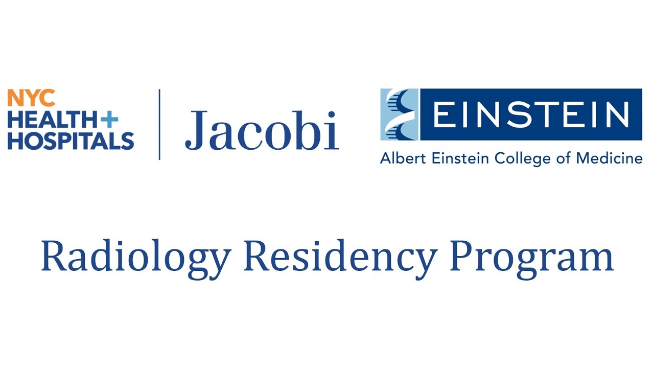 Jacobi Medical Center diagnostic radiology residency at a glance YouTube