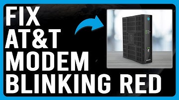 How To Fix AT&T Modem Blinking Red (Issue With Your Internet Connection - How To Quickly Solve It!)