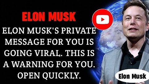 ✉️ELON MUSK