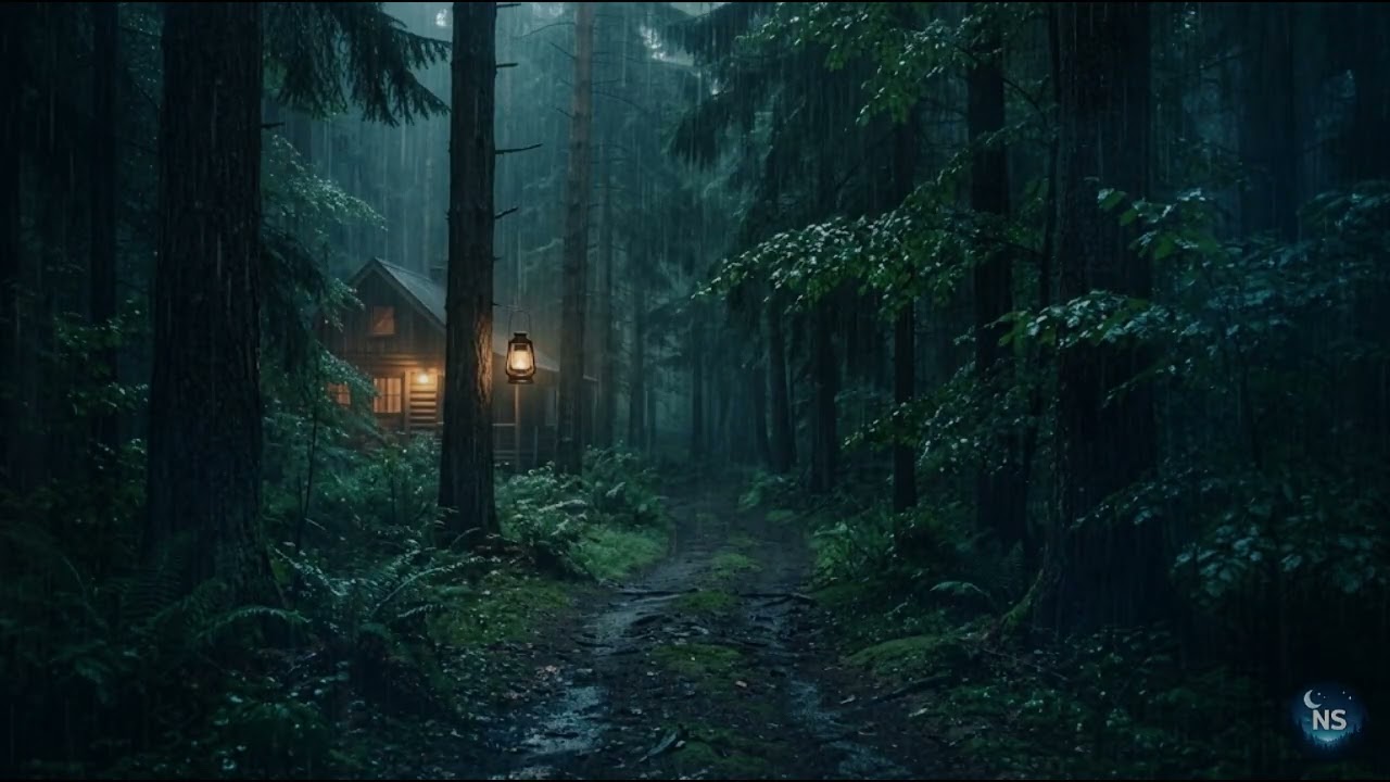 Forest Rain Sounds for Deep Sleep (4 Hours) | Calm Night Nature Ambience