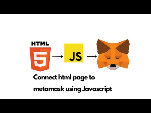 Connect html page to metamask using javascript