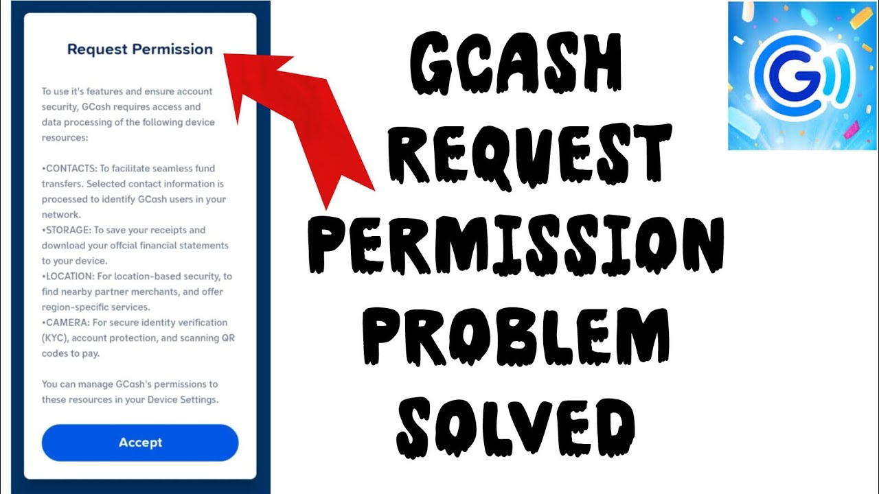 How To Solve GCash Request Permission Problem || Rsha26 Solutions - YouTube