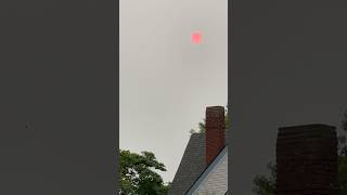 Sun blocked by Canada Forest Fire Smoke in NJ #shorts