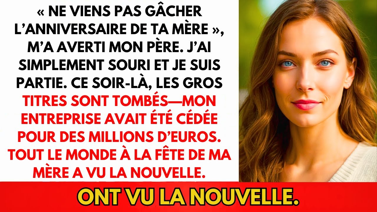 Il M'a Dit De Ne Pas Venir. Que Je 