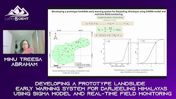 Minu Treesa Abraham - Developing a prototype landslide early warning system for Darjeeling Himalayas