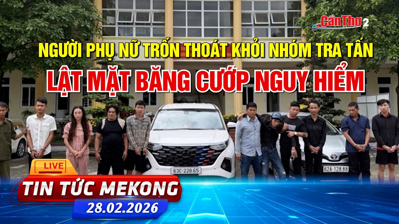 [🔴 Live] Người phụ nữ trốn thoát khỏi nhóm tra tấn, lật mặt băng cướp nguy hiểm | Tin tức Mekong