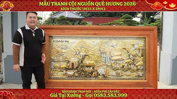 Siêu Phẩm ! Bức Tranh Đồng Cội Nguồn Quê Hương Cao Cấp Đẹp Nhất 2026 | Đồ Đồng Tâm Phúc