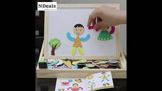Wooden Magnetic Puzzle   mine small